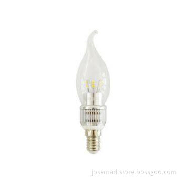 5W E14 Led Candle Bulb For Crystal Light With Transparent /